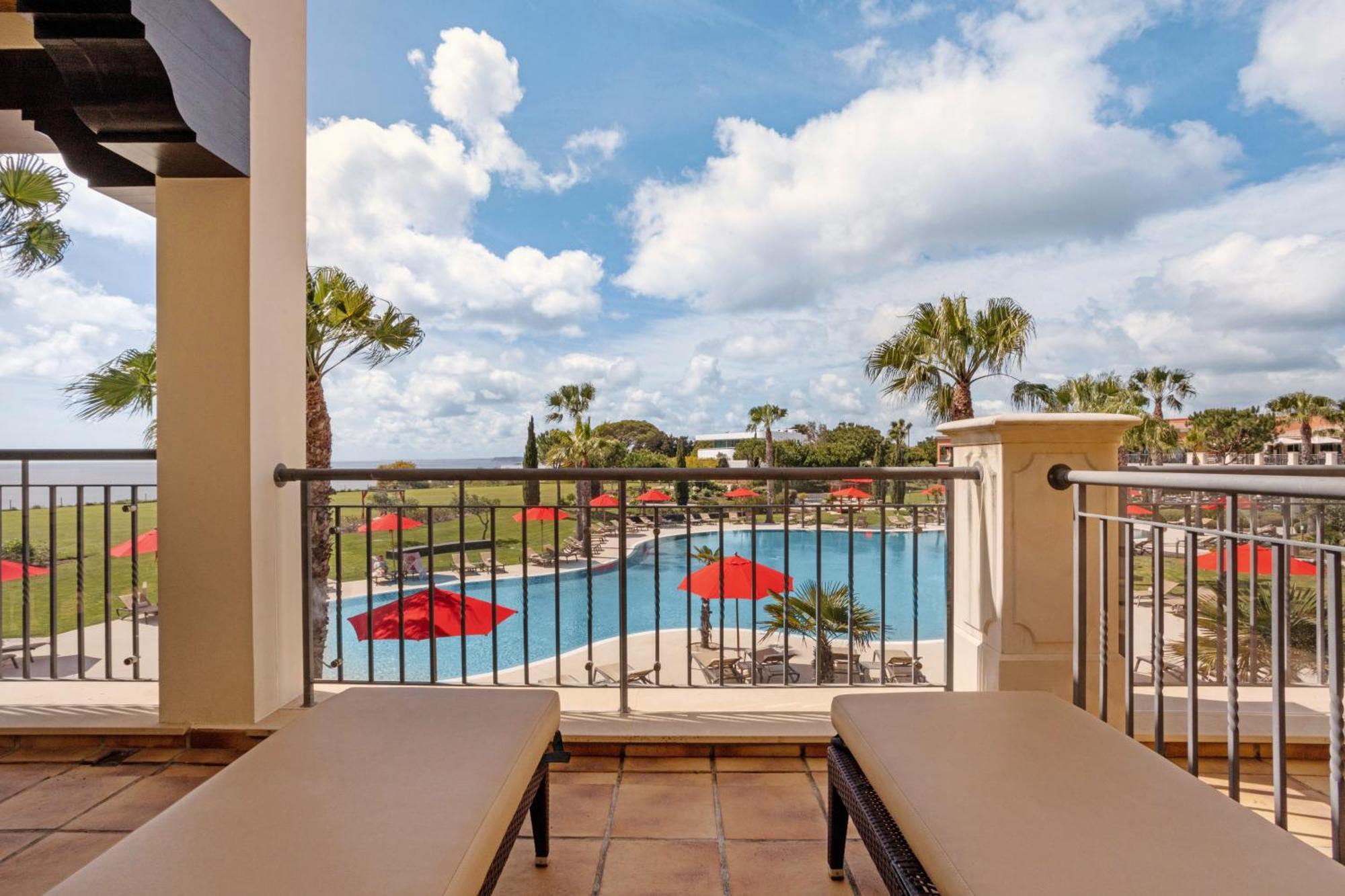 Cascade Wellness Resort Lagos Exterior photo View from a balcony at the Hilton Marco Island Resort & Club